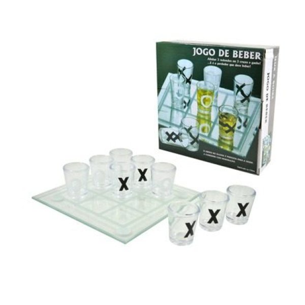 Uno Drunk Jogo + Jogo Da Velha 2 Em 1 / Bebida Drink Shot